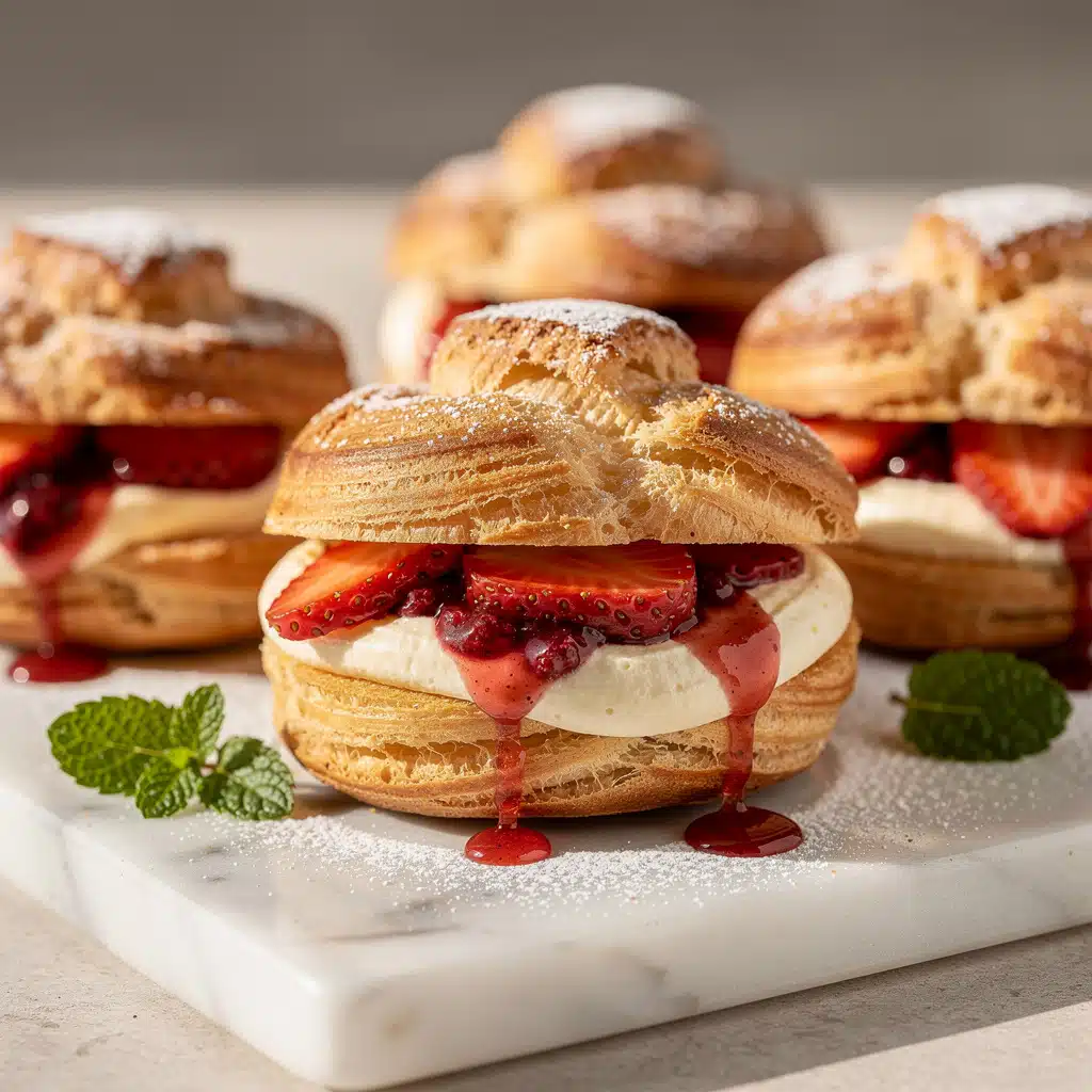 Strawberry Cream Puffs Recipe 6 Ingredients for Strawberry Cream Puffs Recipe