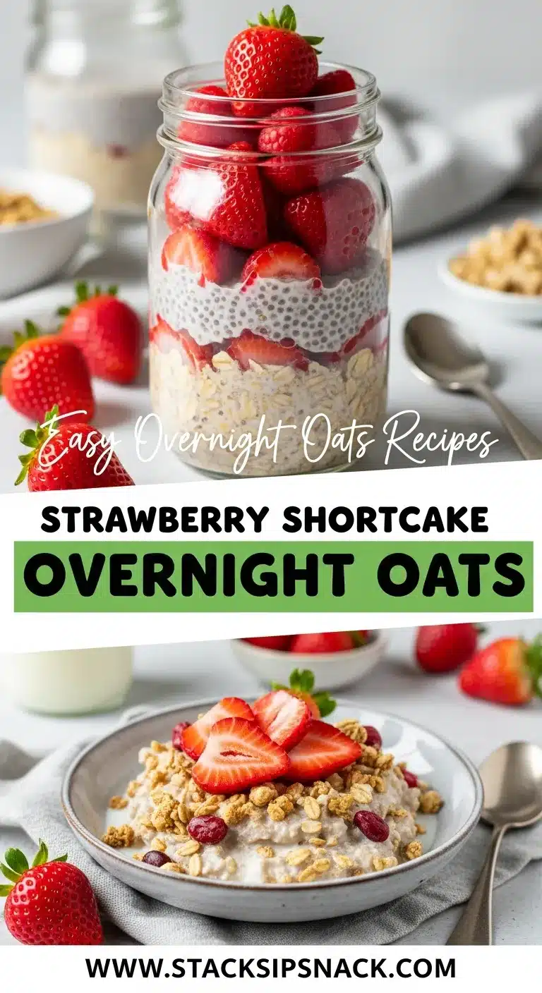 Strawberry Shortcake Overnight Oats 8 Storage and leftovers for Strawberry Shortcake Overnight Oats