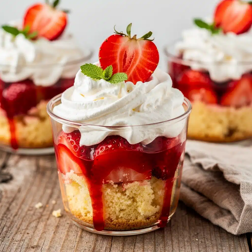 Strawberry Shortcake Cups 8 Ingredients for Strawberry Shortcake Cups