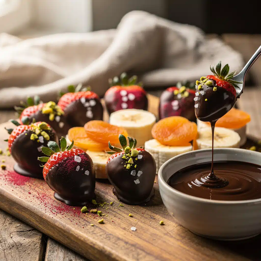 Easy Healthy Valentine Treats with Chocolate and Fruit 6 Ingredients for Easy Healthy Valentine Treats with Chocolate and Fruit