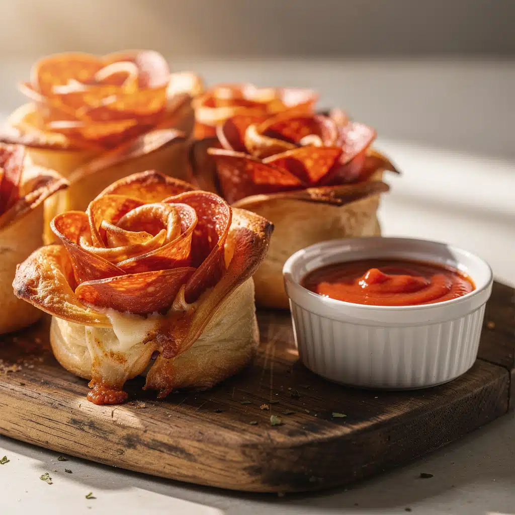 Easy Pizza Roses for Valentine's Day 6 Ingredients for Easy Pizza Roses for Valentine's Day