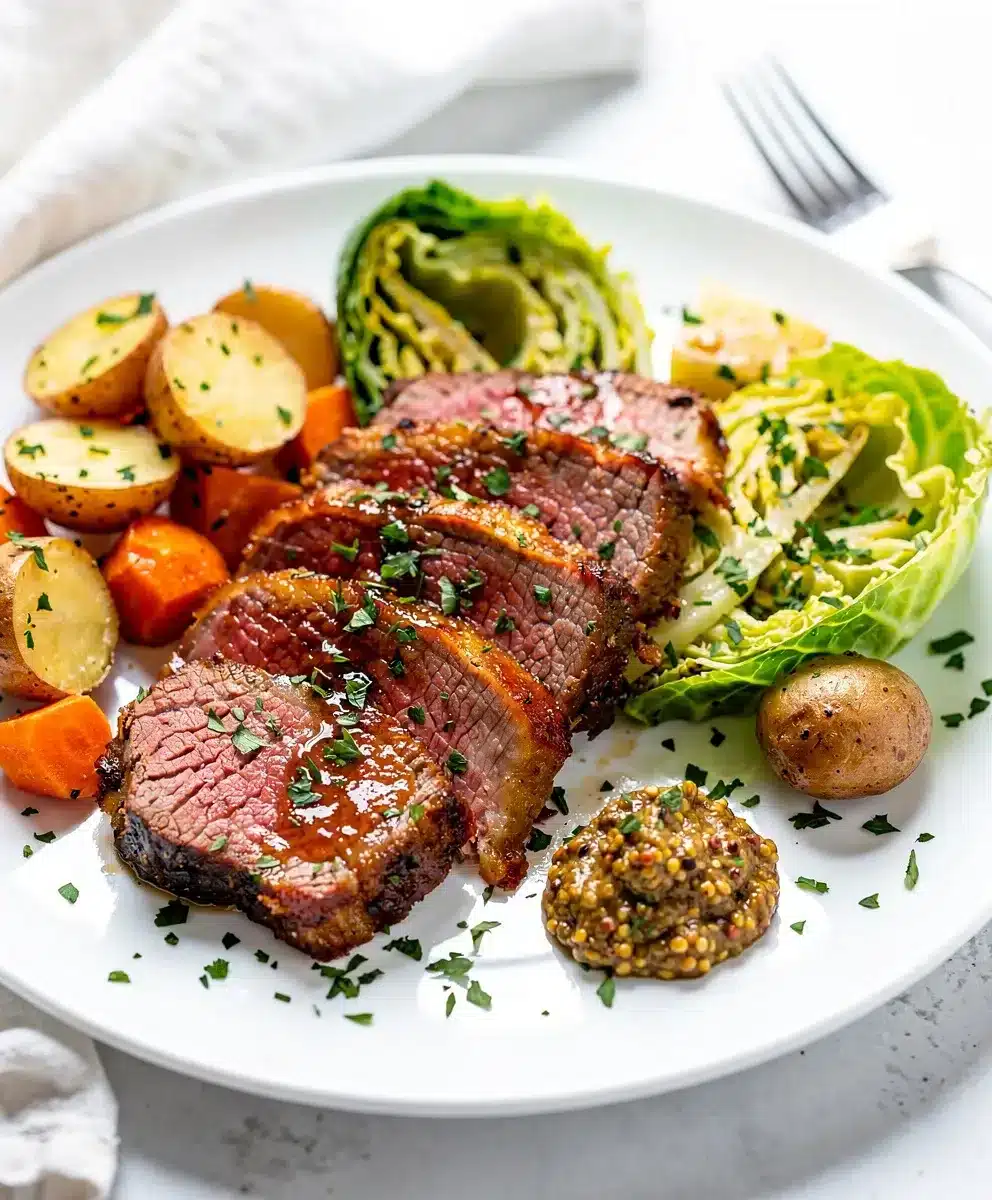 Oven Braised Corned Beef and Cabbage 6 Oven Braised Corned Beef and Cabbage featured image