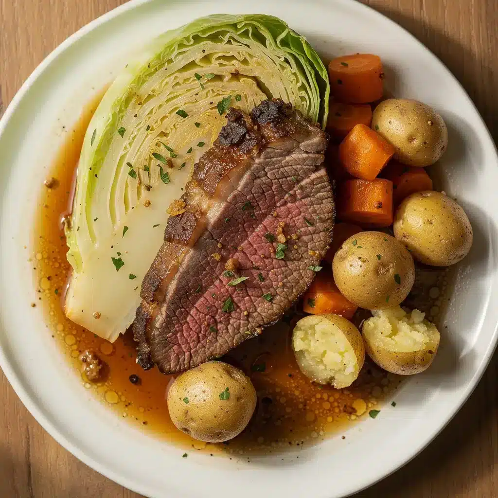 Oven Braised Corned Beef Cabbage 8 Ingredients for Oven Braised Corned Beef Cabbage