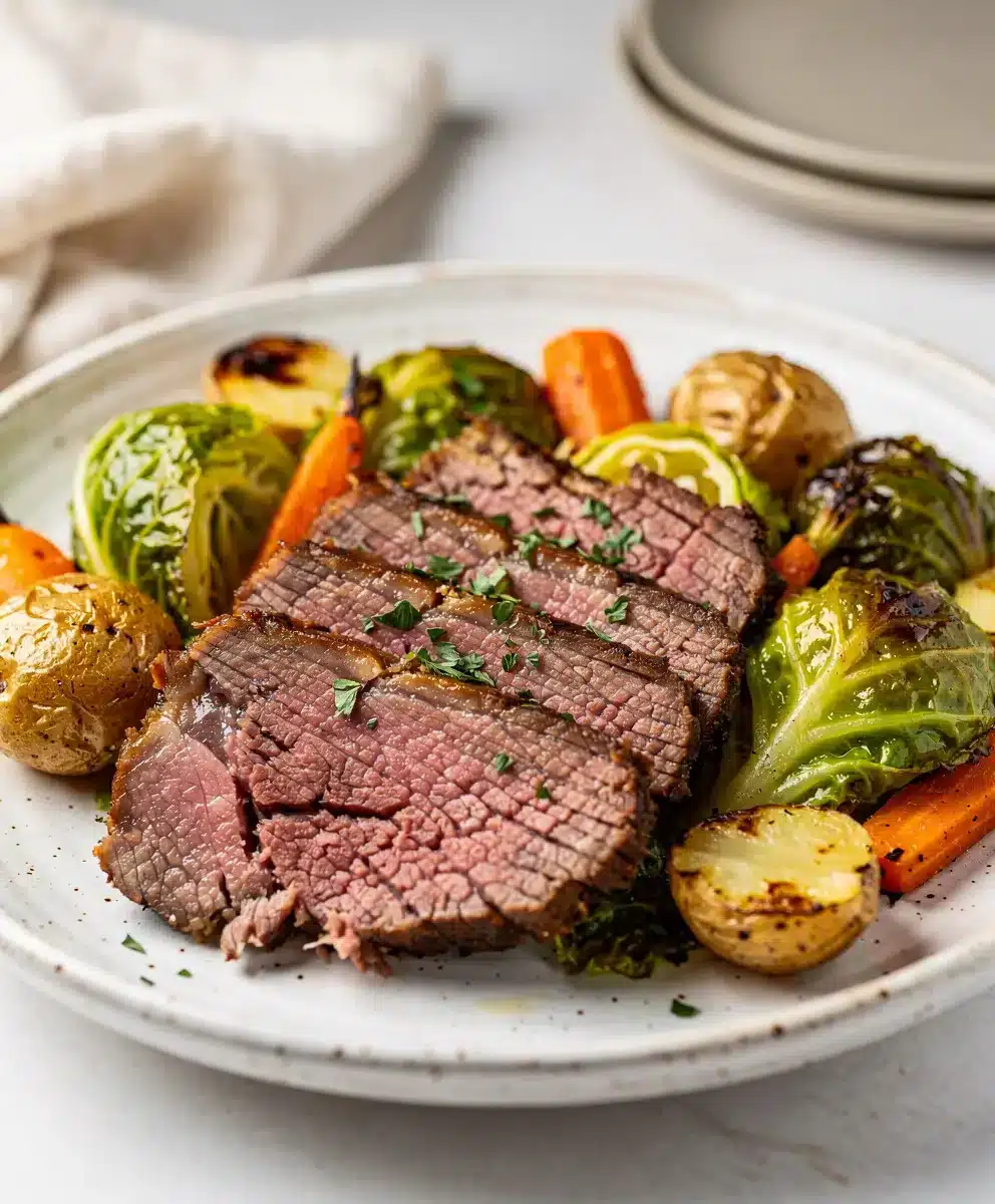 Oven Braised Corned Beef Cabbage 6 Oven Braised Corned Beef Cabbage featured image