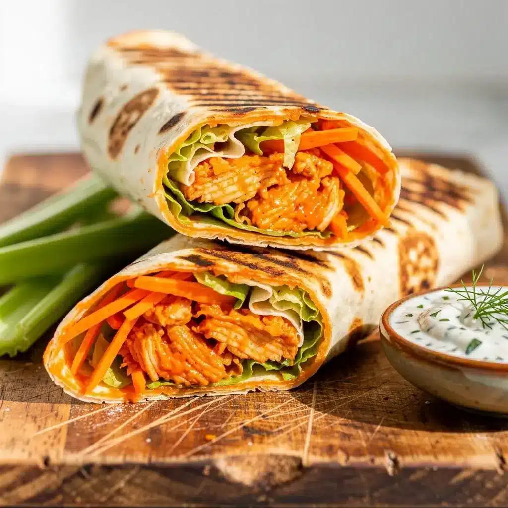 Buffalo Chicken Wrap 8 Ingredients for Buffalo Chicken Wrap