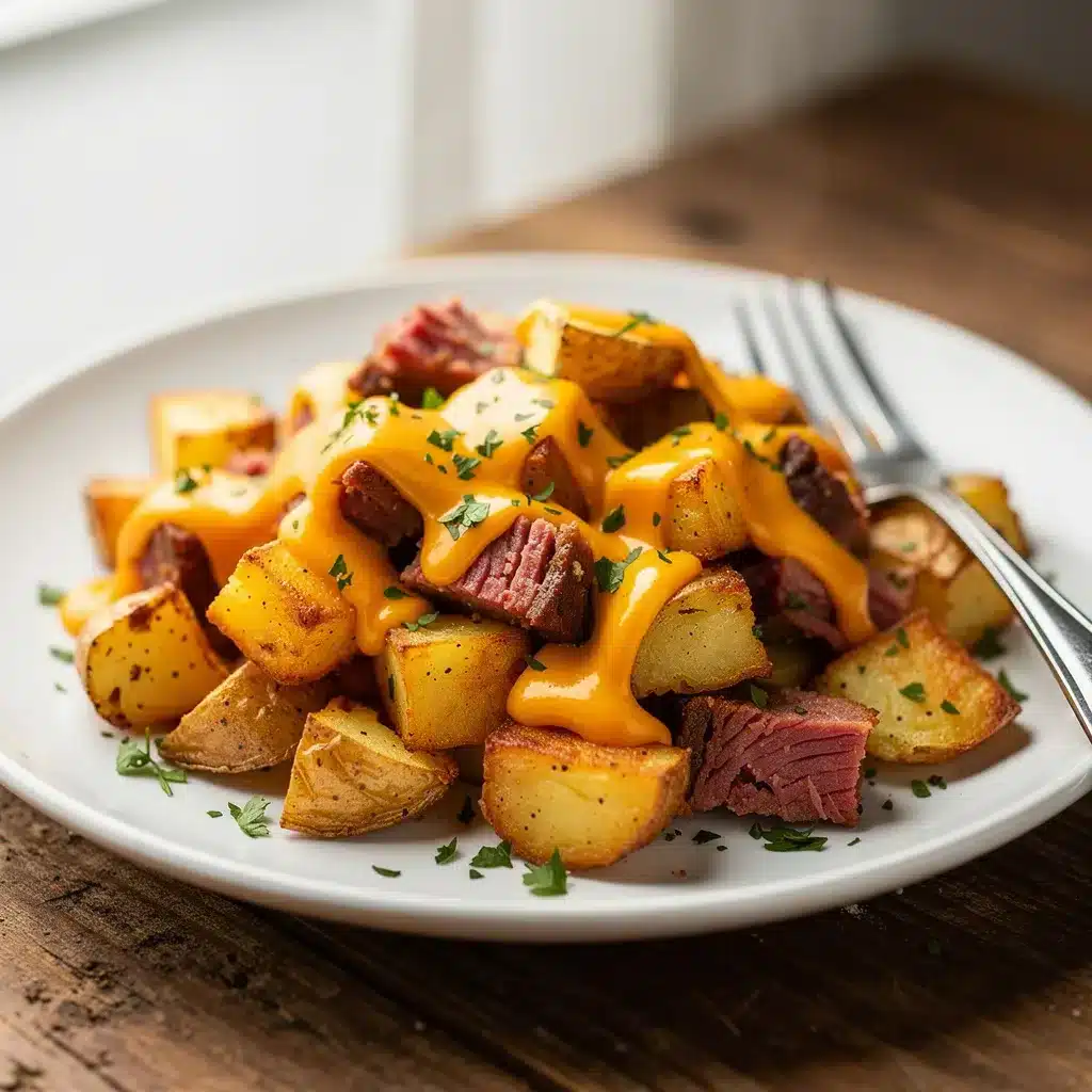 Cheesy Corned Beef Hash 8 Ingredients for Cheesy Corned Beef Hash