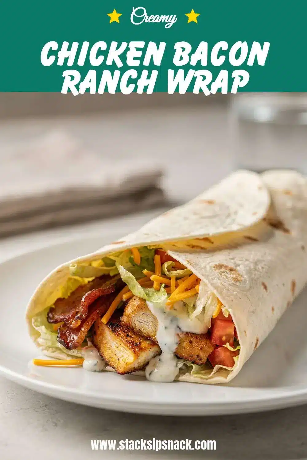 Chicken Bacon Ranch Wrap 10 Storage and leftovers for Chicken Bacon Ranch Wrap