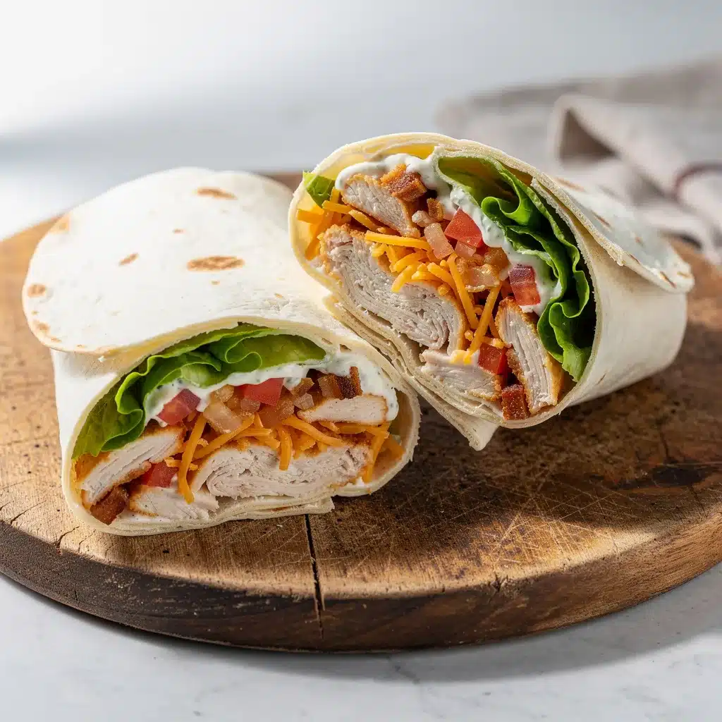 Chicken Bacon Ranch Wrap 8 Ingredients for Chicken Bacon Ranch Wrap
