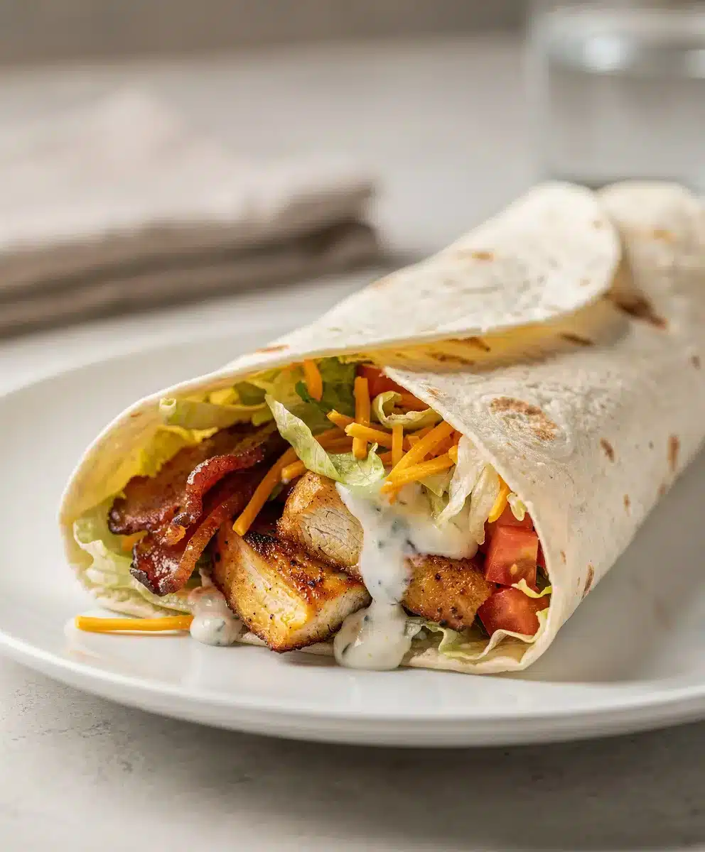 Chicken Bacon Ranch Wrap 6 Chicken Bacon Ranch Wrap featured image