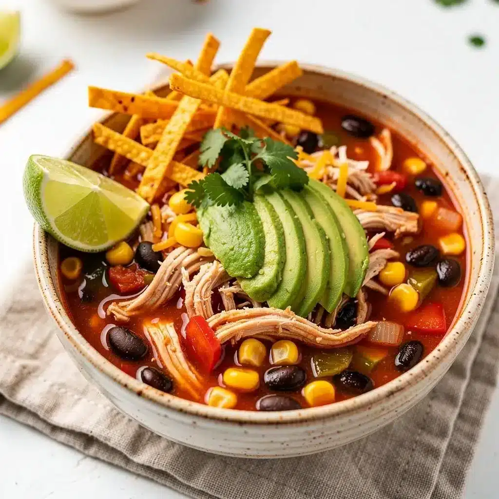 Chicken tortilla Soup 8 Ingredients for Chicken tortilla Soup