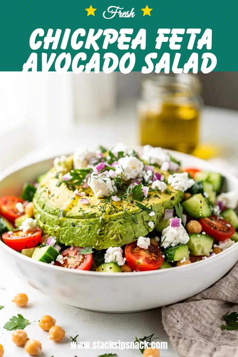 Chickpea Feta Avocado Salad 10 Storage and leftovers for Chickpea Feta Avocado Salad