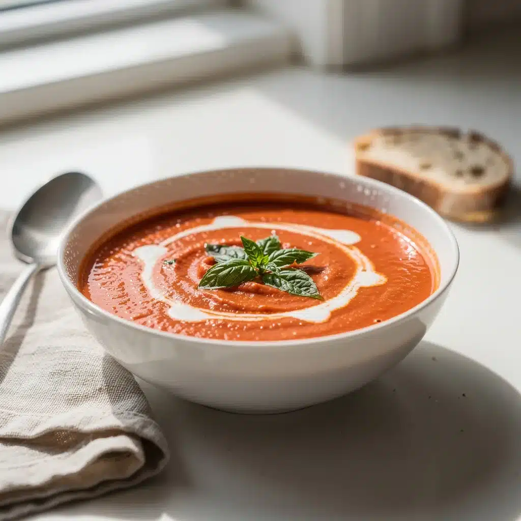 Creamy Tomato Basil Soup 8 Ingredients for Creamy Tomato Basil Soup