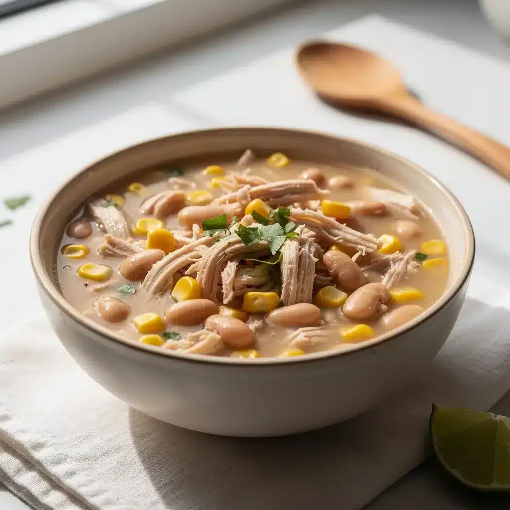 Rotisserie White Chicken Chili 8 Ingredients for Rotisserie White Chicken Chili