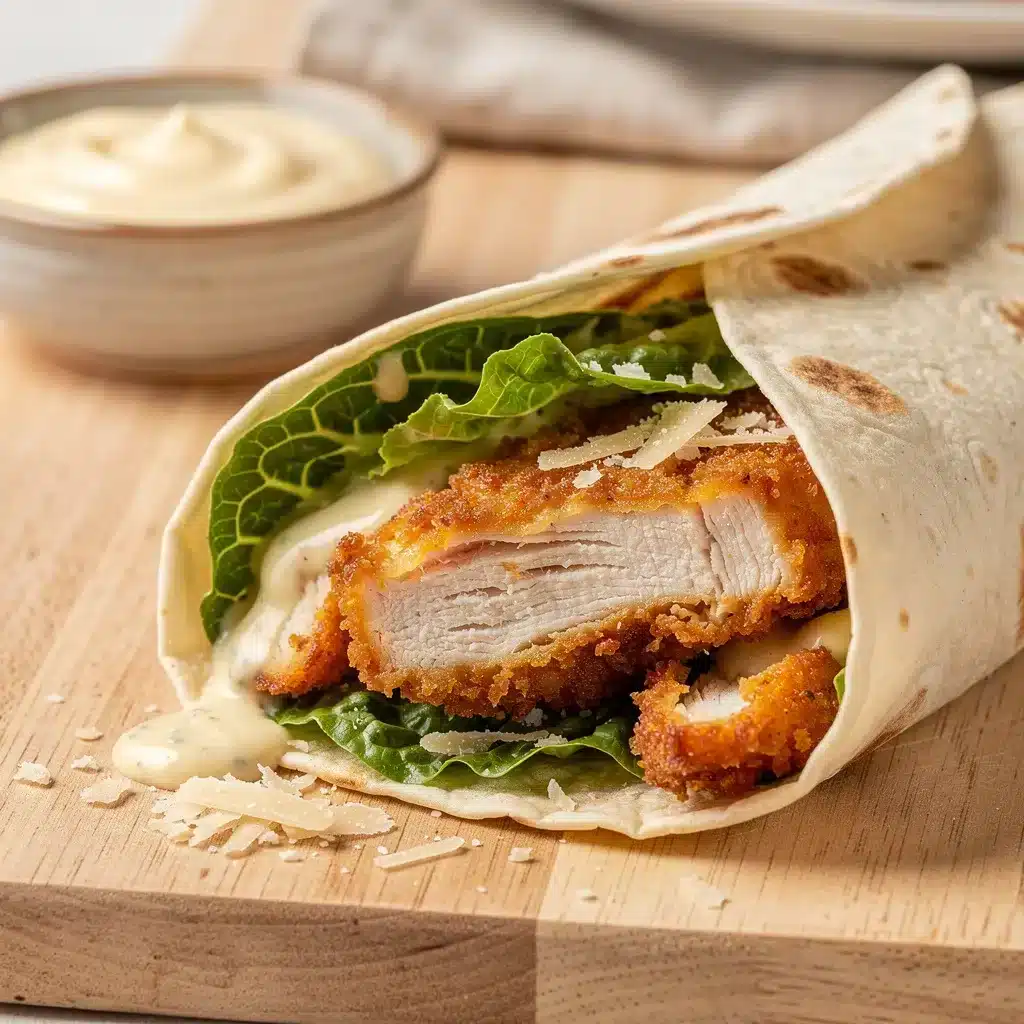 Crispy Chicken Caesar Wrap 8 Ingredients for Crispy Chicken Caesar Wrap