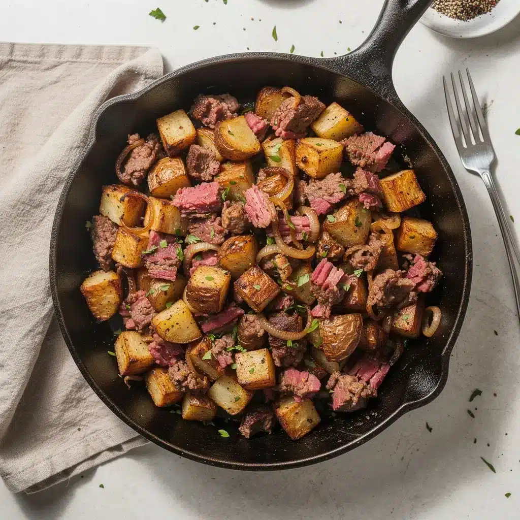 Corned Beef Hash Skillet 8 Ingredients for Corned Beef Hash Skillet