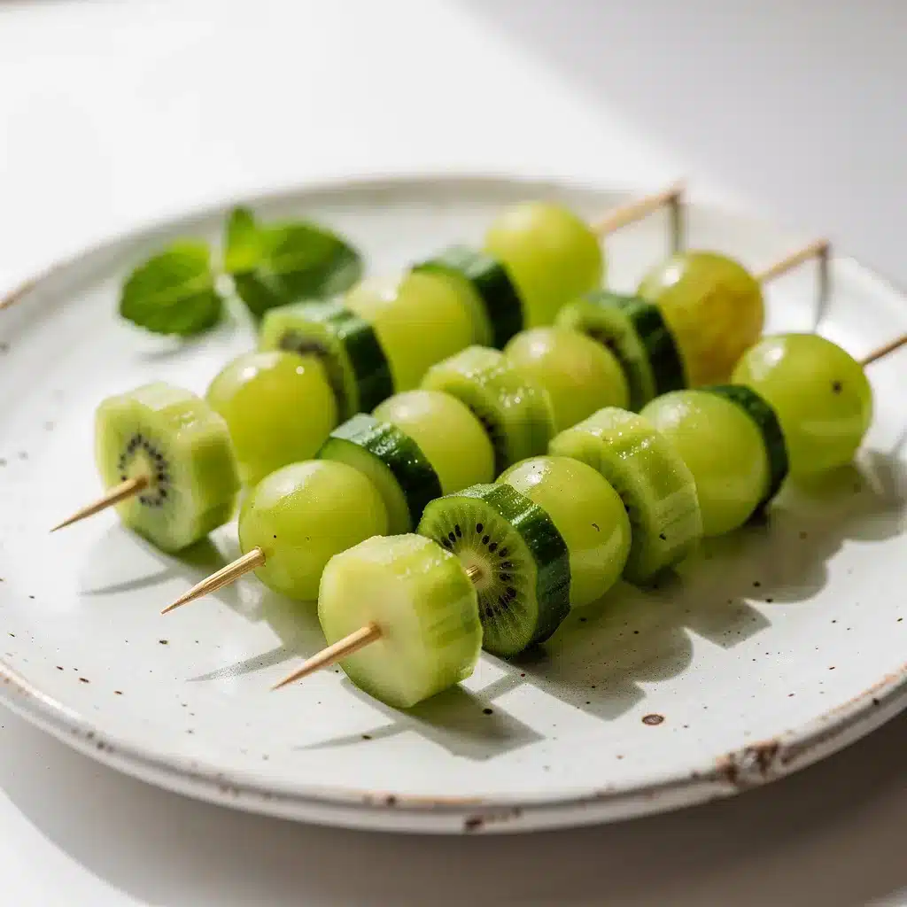 Green Fruit Kabobs 8 Ingredients for Green Fruit Kabobs