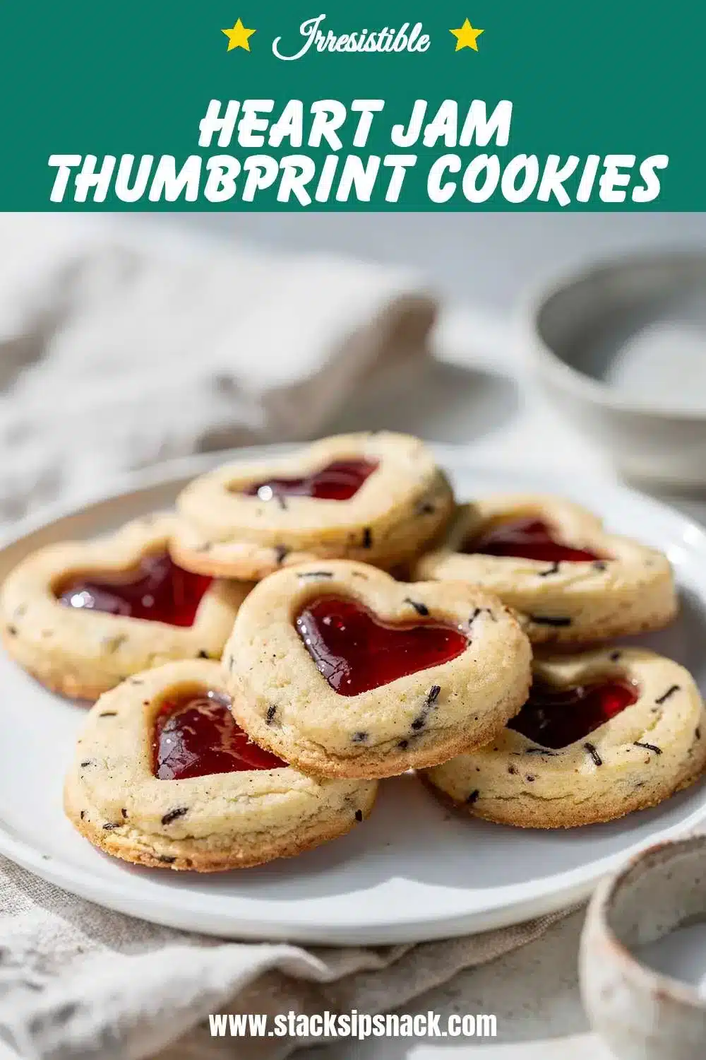 Heart Jam Thumbprint Cookies 10 Storage and leftovers for Heart Jam Thumbprint Cookies