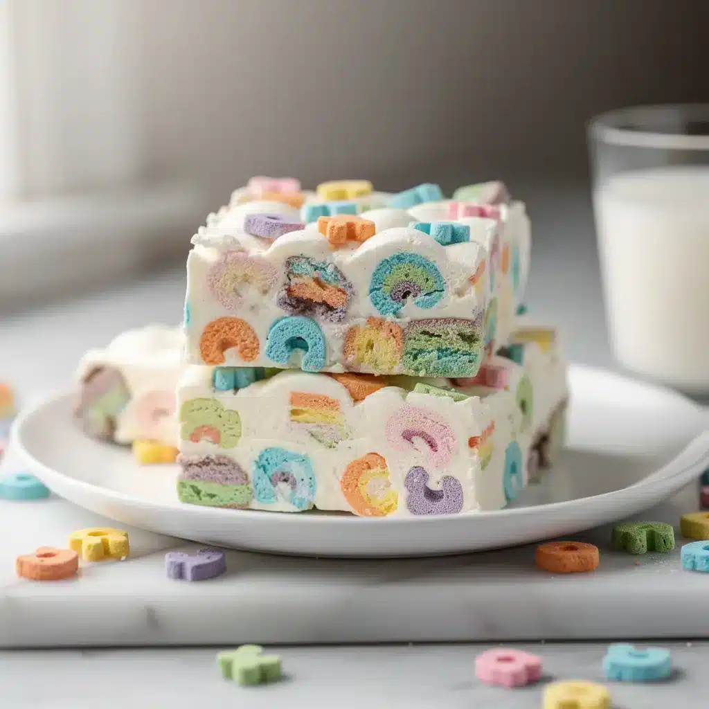 Lucky Charms Marshmallow Bars 8 Ingredients for Lucky Charms Marshmallow Bars