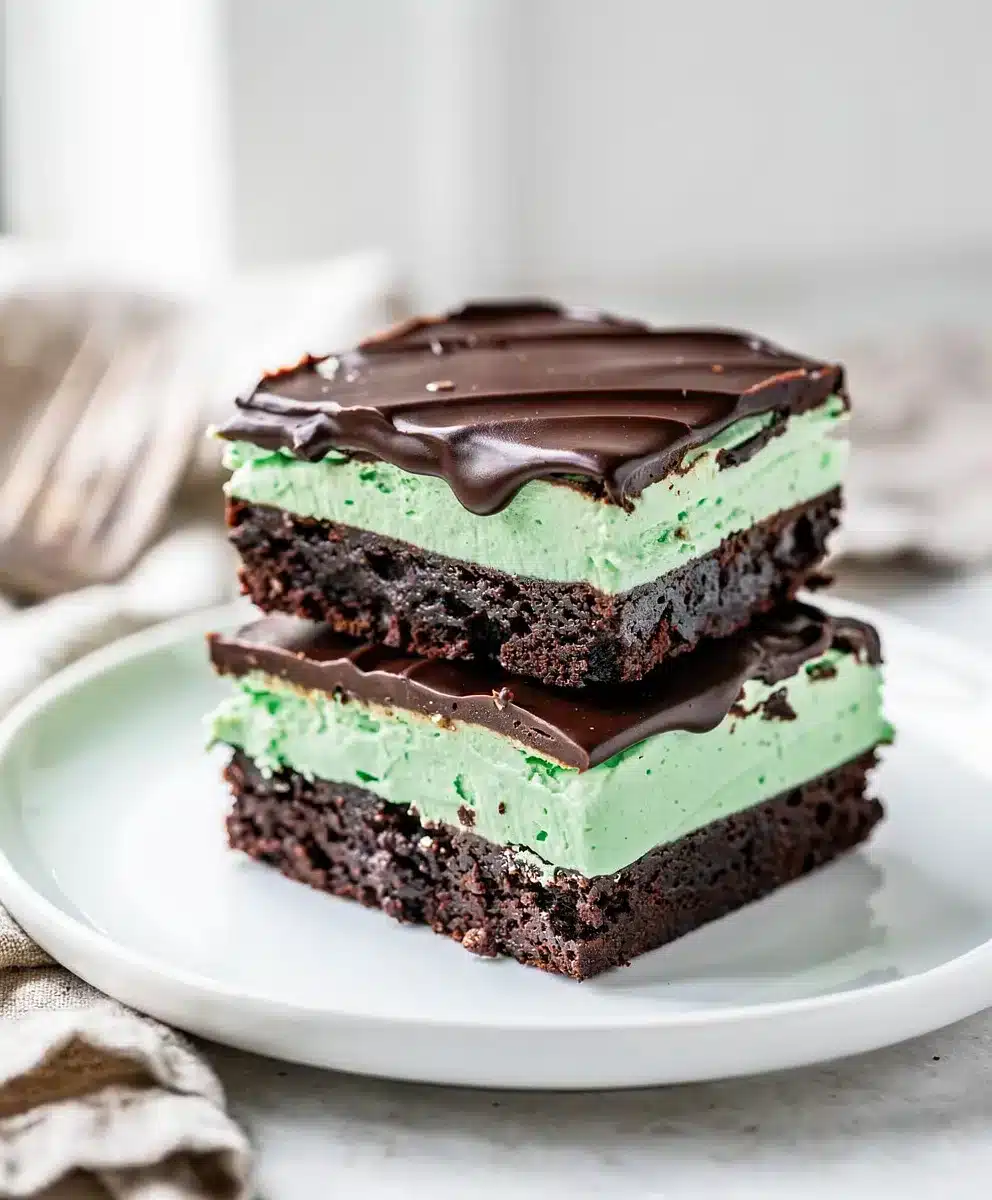 Mint Chocolate Brownies 6 Mint Chocolate Brownies featured image