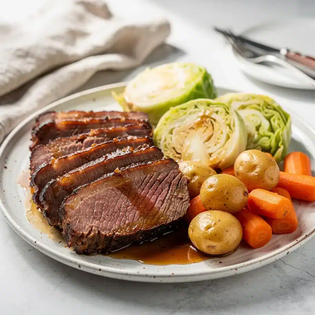 Oven Braised Corned Beef and Cabbage 8 Ingredients for Oven Braised Corned Beef and Cabbage