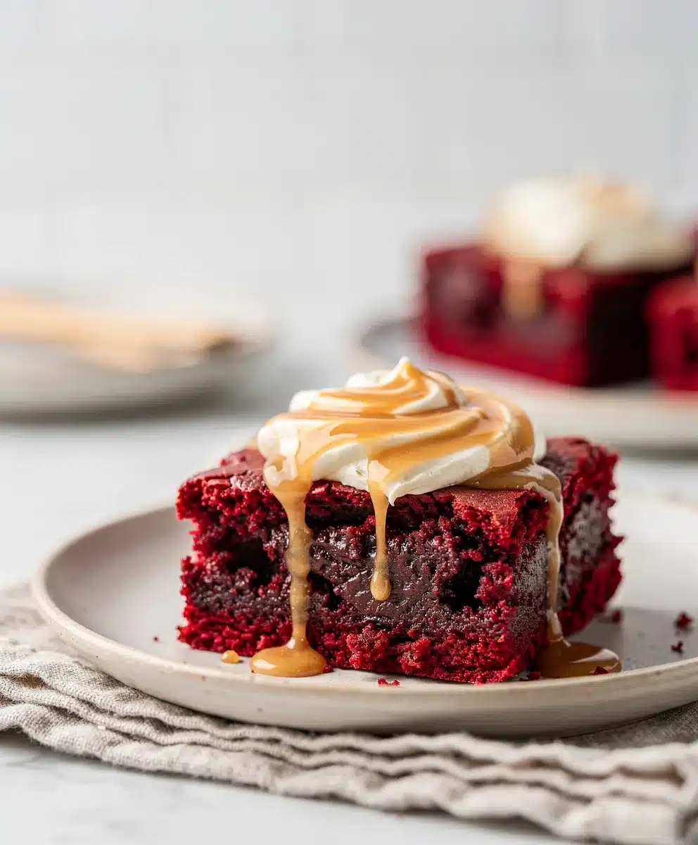 Red Velvet Brownies 6 Red Velvet Brownies featured image