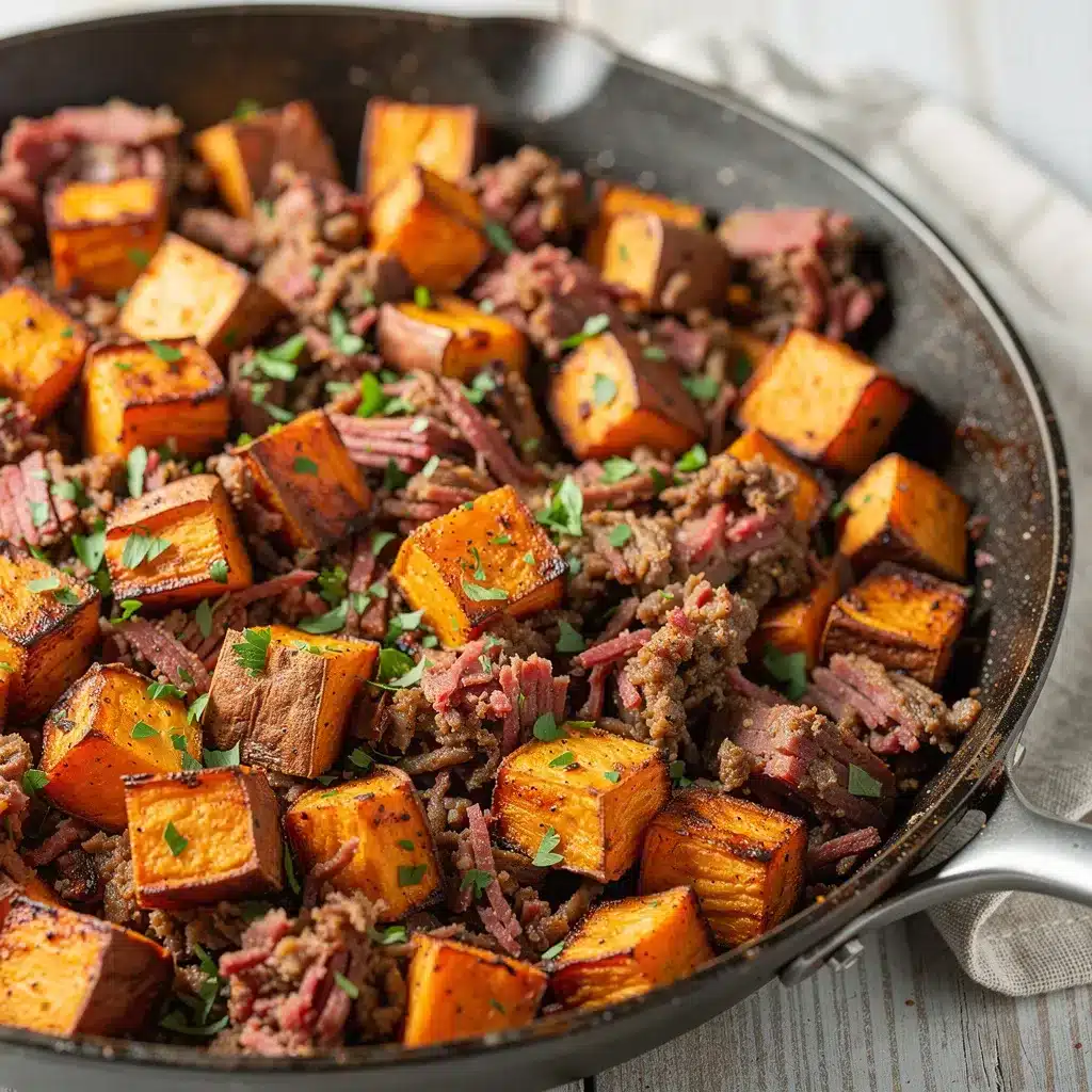 Corned Beef Hash With Sweet Potatoes 8 Ingredients for Corned Beef Hash With Sweet Potatoes
