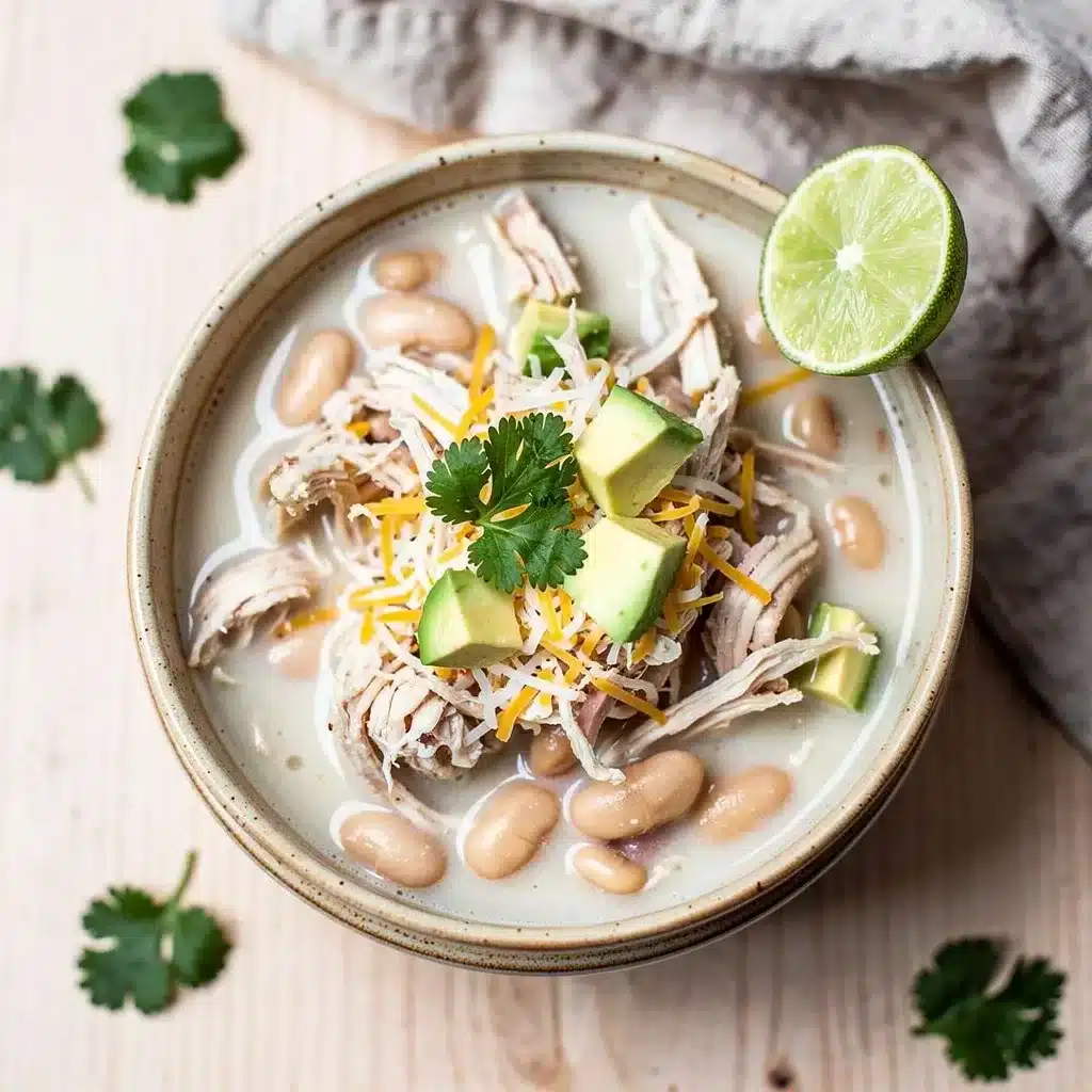 Slow Cooker White Chicken Chili 8 Ingredients for Slow Cooker White Chicken Chili
