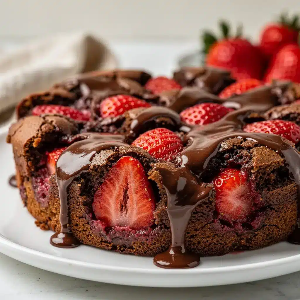 Strawberry Chocolate Dump Cake 8 Ingredients for Strawberry Chocolate Dump Cake