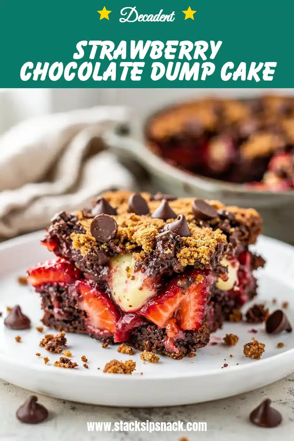 Strawberry Chocolate Dump Cake 10 Storage and leftovers for Strawberry Chocolate Dump Cake