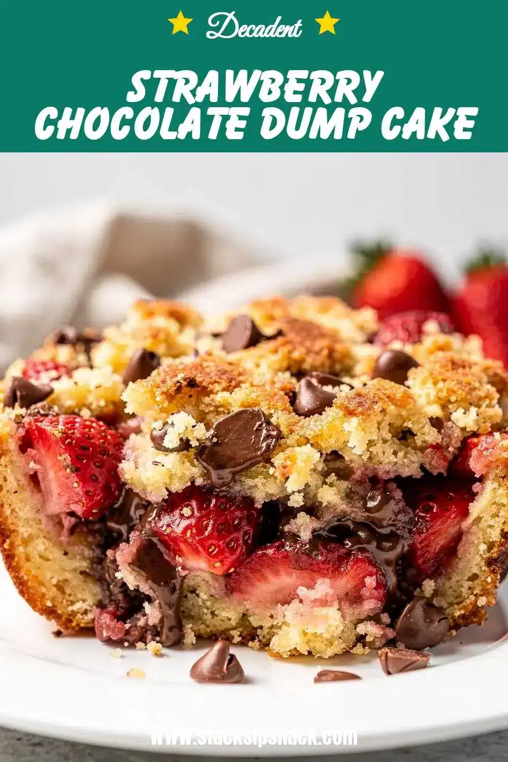Strawberry Chocolate Dump Cake 10 Storage and leftovers for Strawberry Chocolate Dump Cake