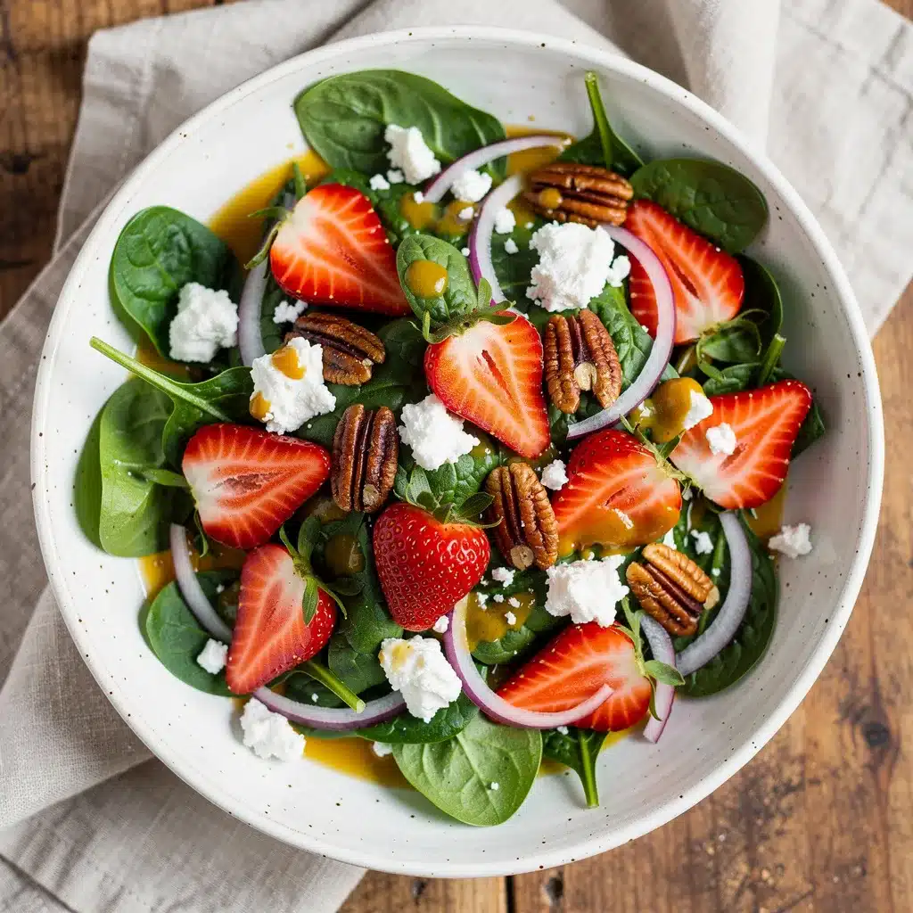 Strawberry Spinach Salad 9 Recipe variations for Strawberry Spinach Salad