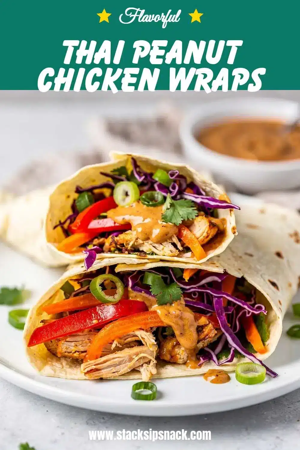 Thai Peanut Chicken Wraps 8 Storage and leftovers for Thai Peanut Chicken Wraps