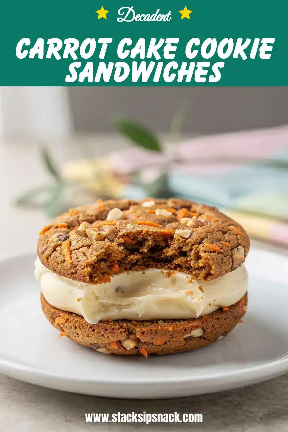 Carrot Cake Cookie Sandwiches 10 Storage and leftovers for Carrot Cake Cookie Sandwiches
