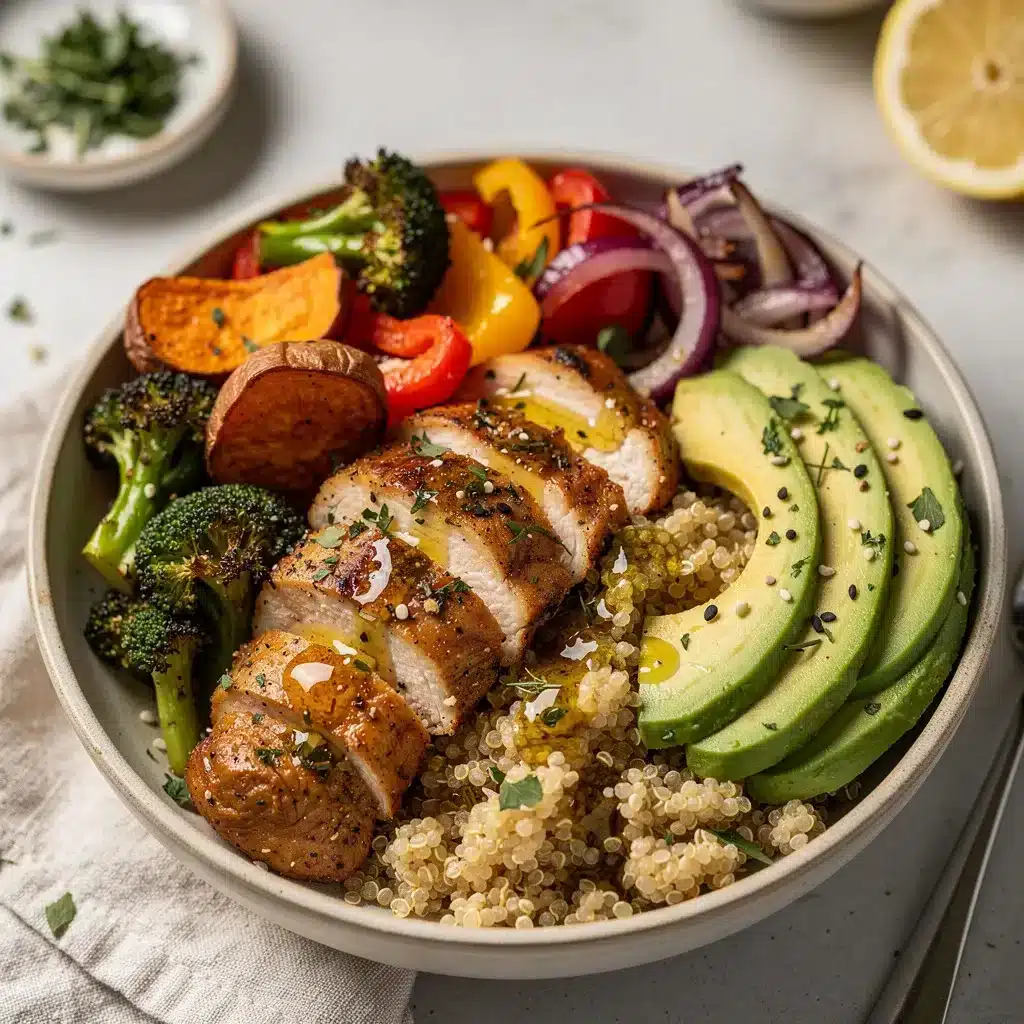 Chicken and Quinoa Bowl 8 Ingredients for Chicken and Quinoa Bowl