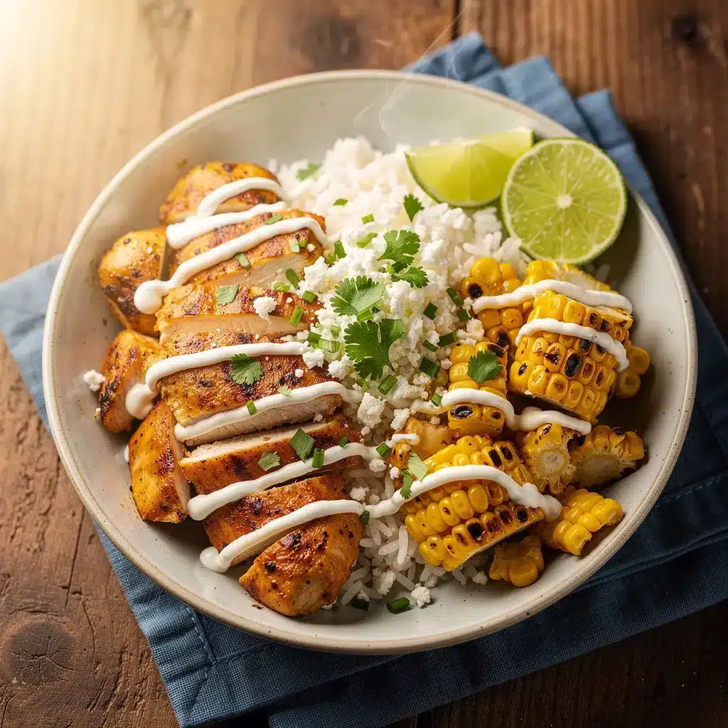 Chicken Street Corn Rice Bowls 8 Ingredients for Chicken Street Corn Rice Bowls