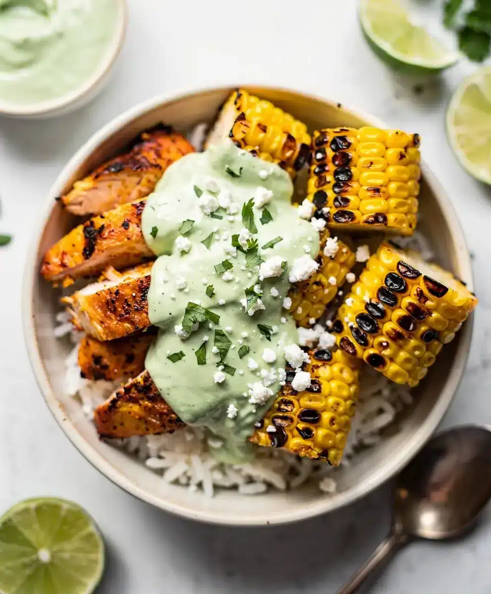 Chicken Street Corn Rice Bowls 6 Chicken Street Corn Rice Bowls featured image