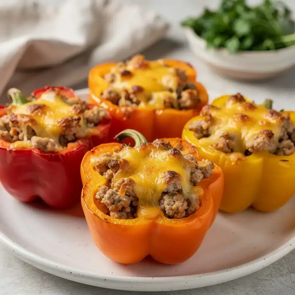 Chicken Stuffed Bell Peppers 8 Ingredients for Chicken Stuffed Bell Peppers
