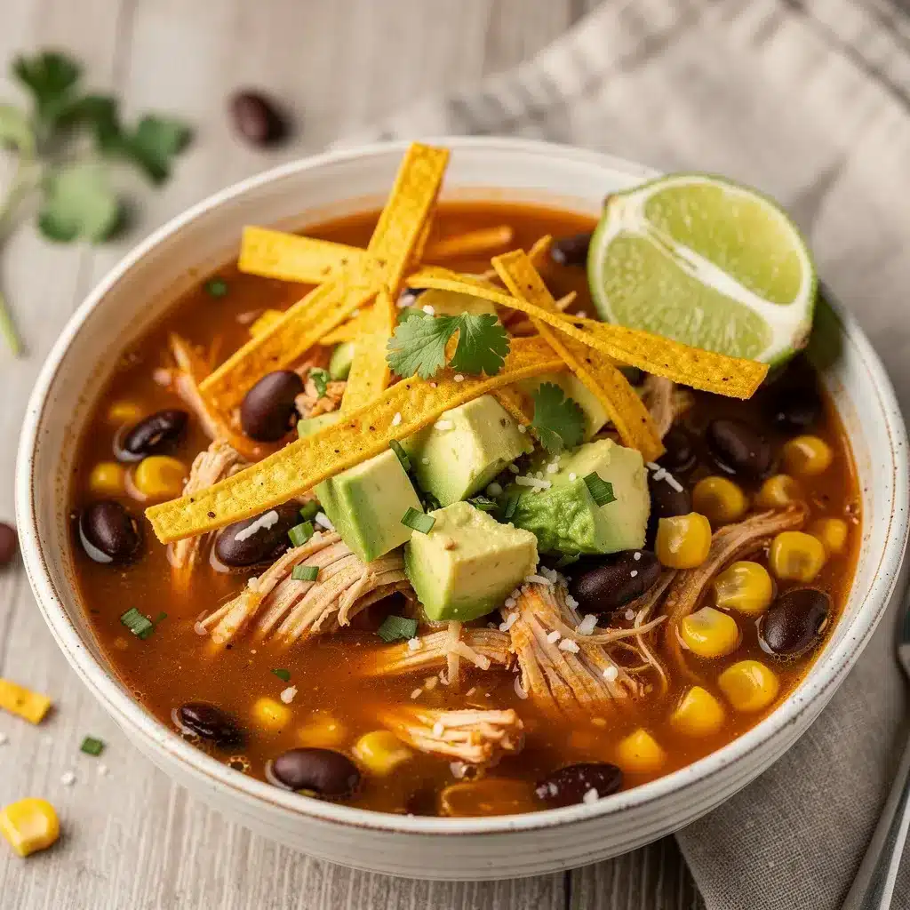 Chicken Tortilla Soup 8 Ingredients for Chicken Tortilla Soup