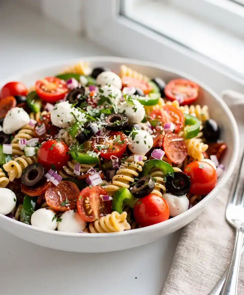 Classic Italian Pasta Salad 6 Classic Italian Pasta Salad featured image
