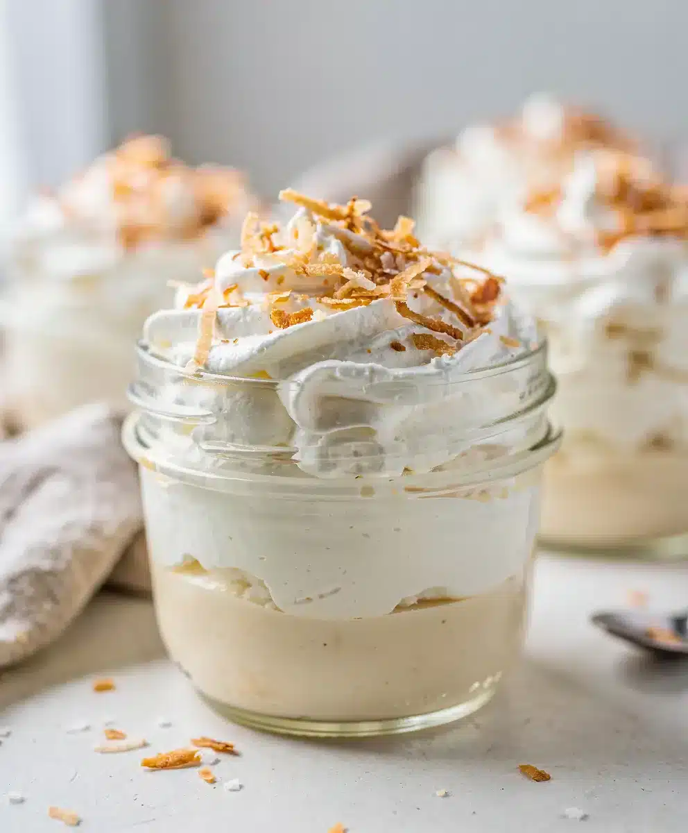 Coconut Cream Pie Jars 6 Coconut Cream Pie Jars featured image