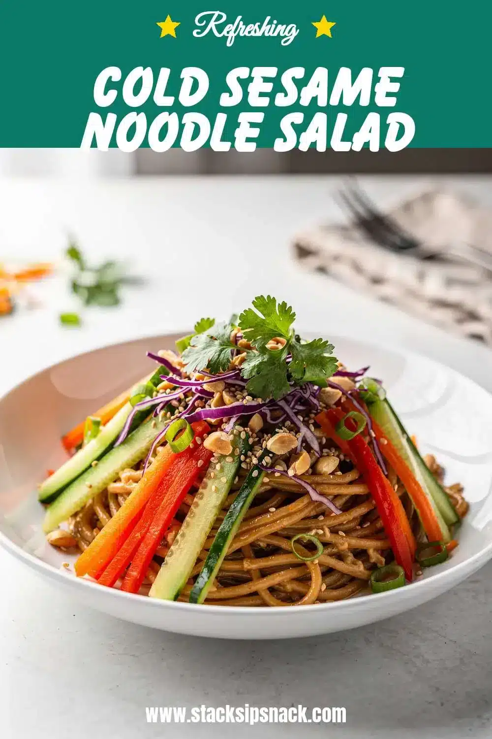 Cold Sesame Noodle Salad 10 Storage and leftovers for Cold Sesame Noodle Salad