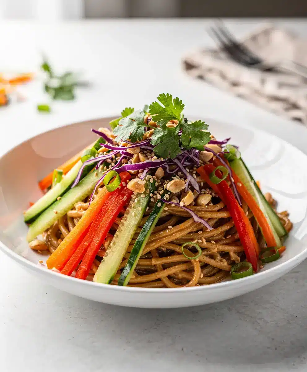 Cold Sesame Noodle Salad 6 Cold Sesame Noodle Salad featured image