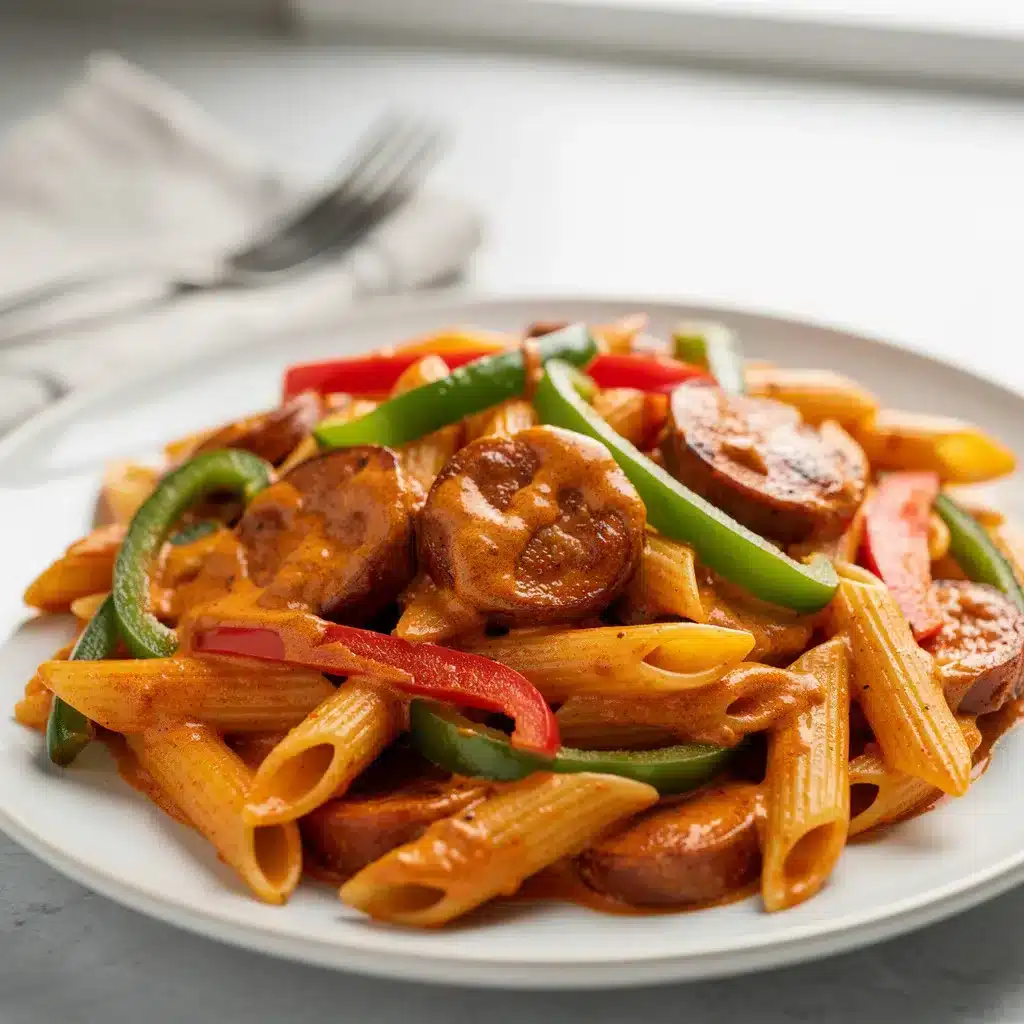 Creamy Cajun Sausage Pasta 8 Ingredients for Creamy Cajun Sausage Pasta