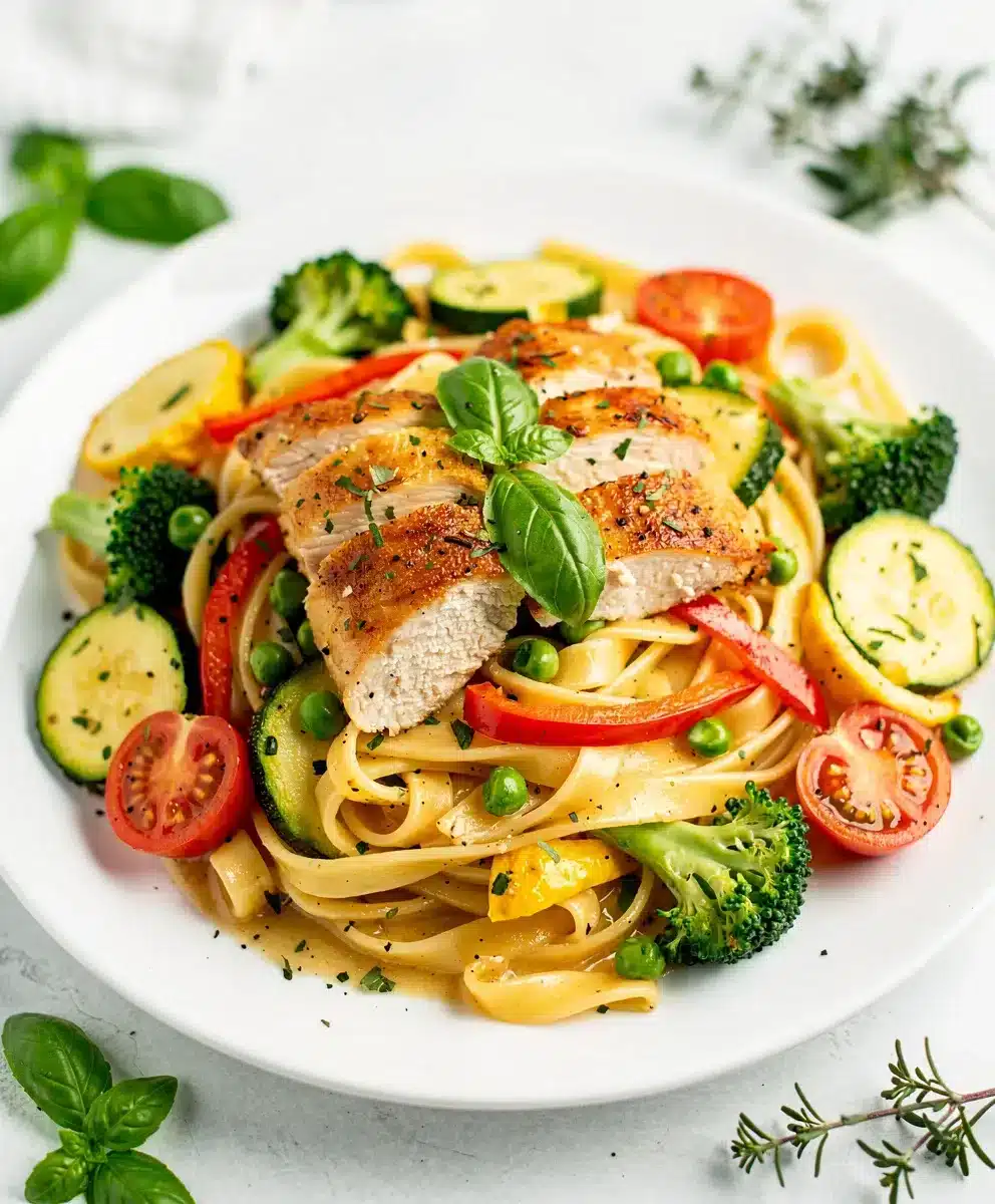 Chicken Primavera Pasta 6 Chicken Primavera Pasta featured image