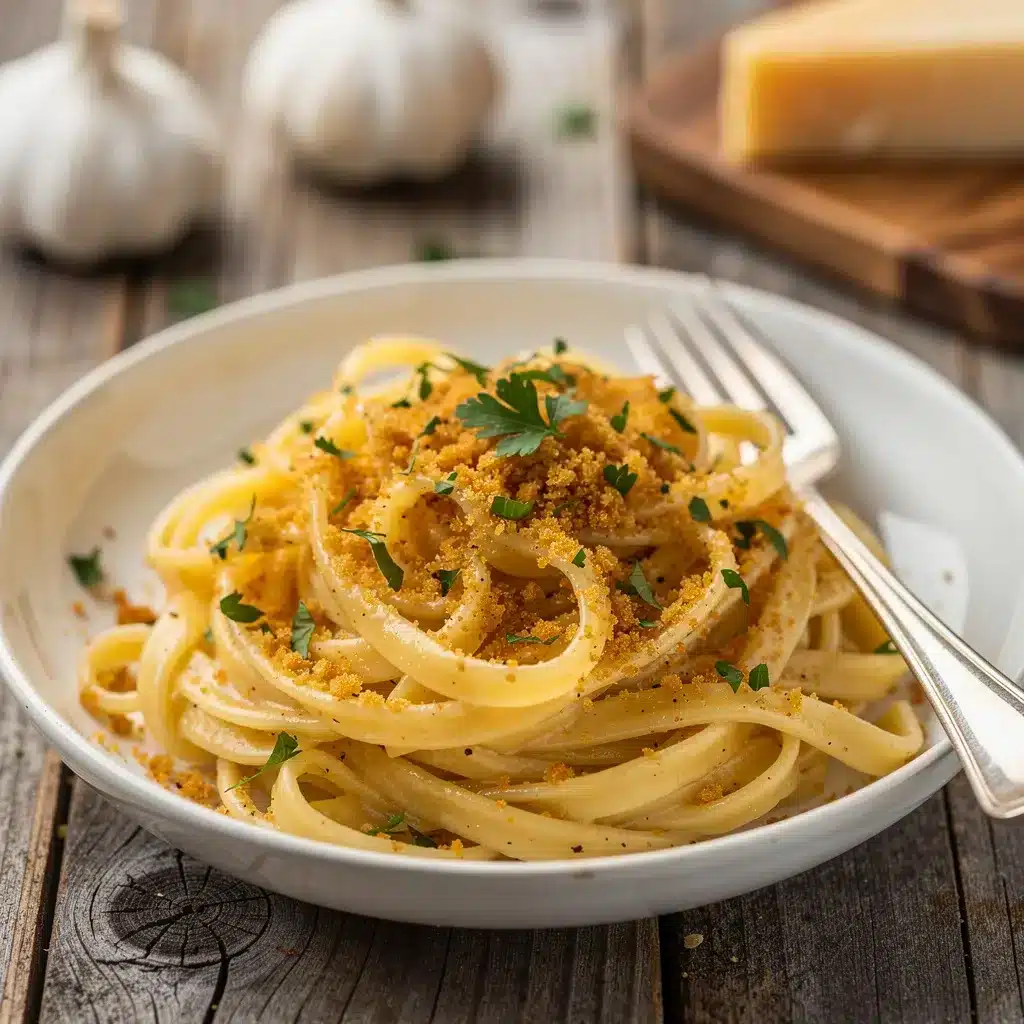 Garlic Parmesan Pasta 8 Ingredients for Garlic Parmesan Pasta