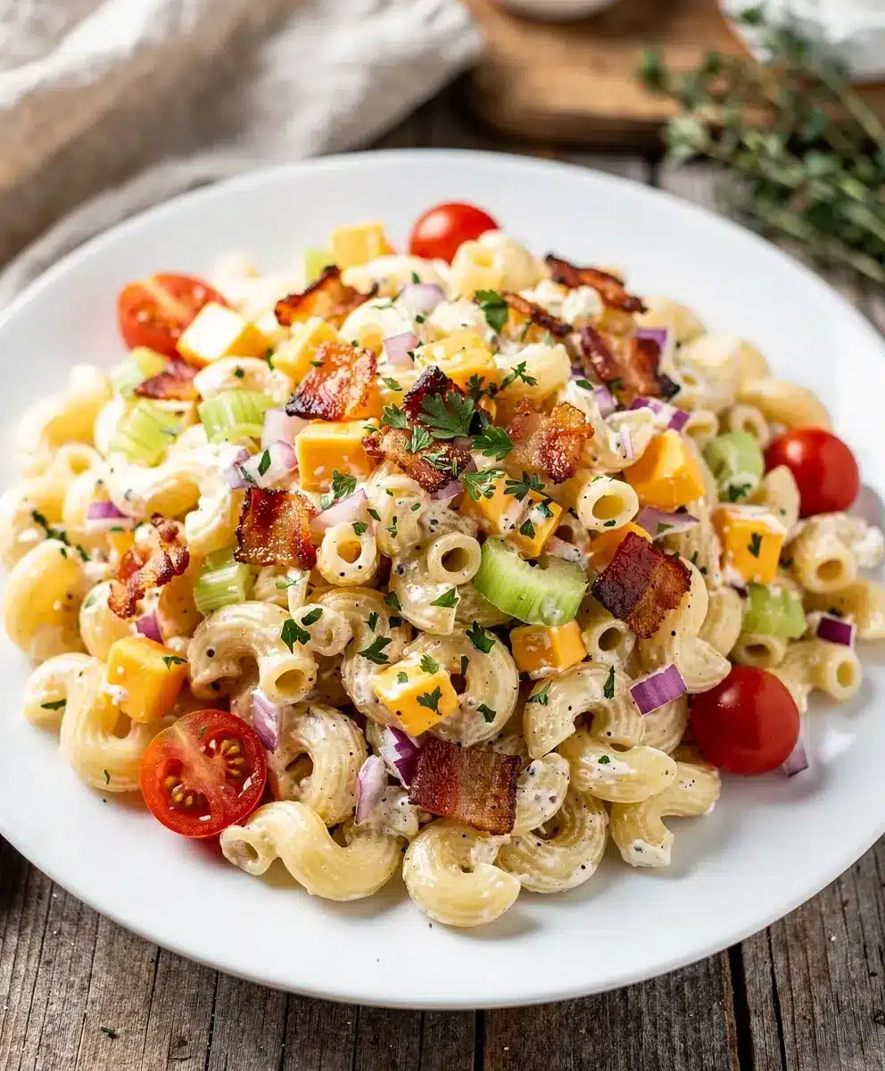 Creamy Ranch Pasta Salad 6 Creamy Ranch Pasta Salad featured image