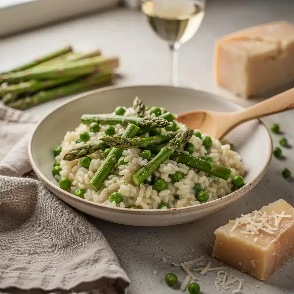 Asparagus Pea Risotto 8 Ingredients for Asparagus Pea Risotto