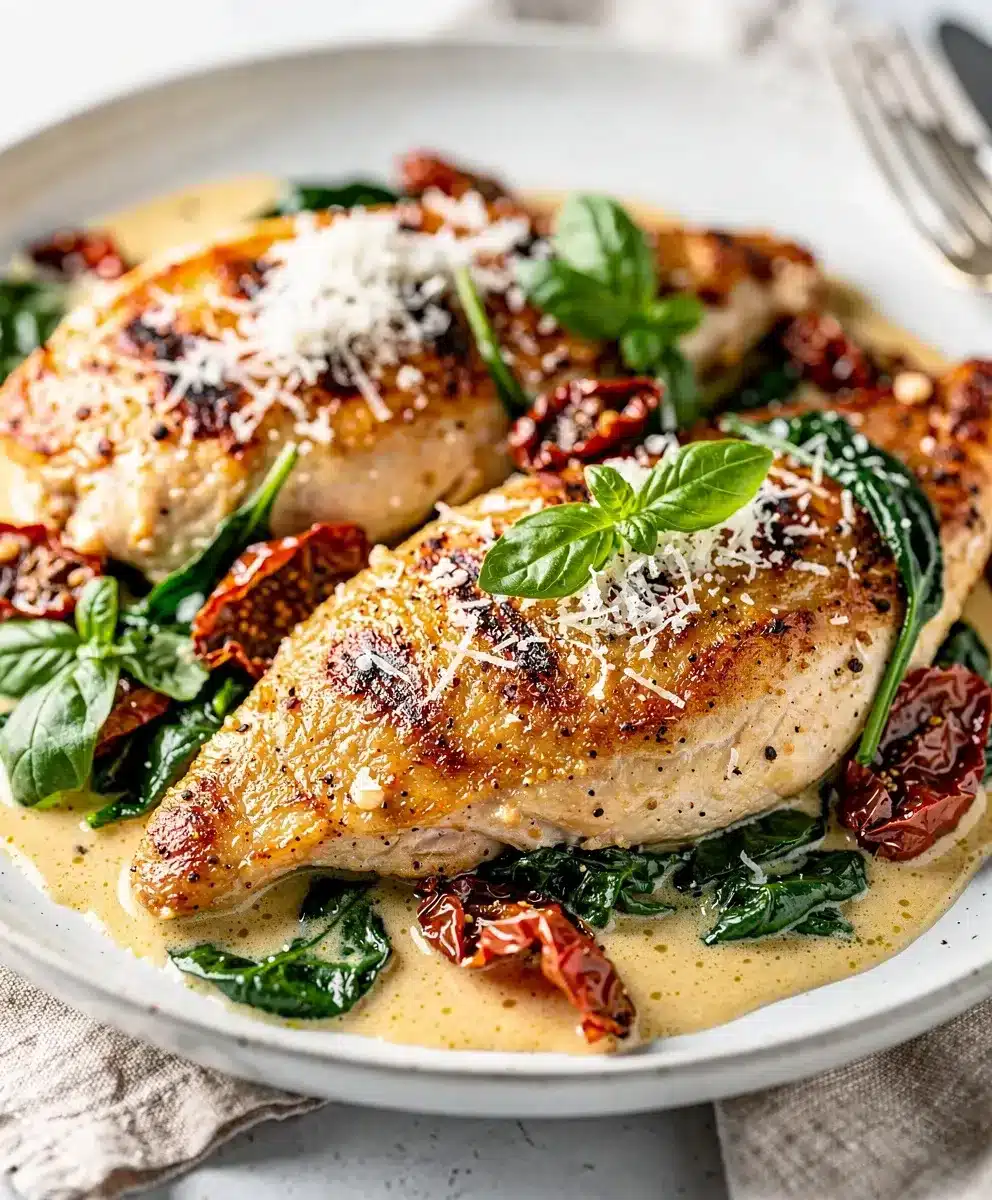 Creamy Tuscan Chicken 6 Creamy Tuscan Chicken featured image