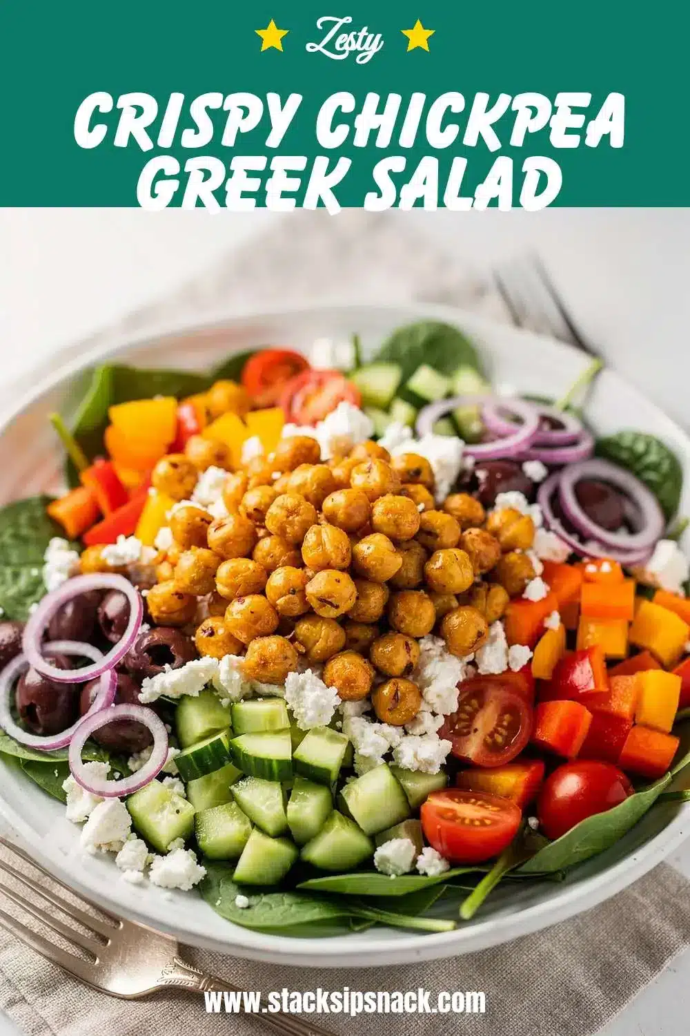 Crispy Chickpea Greek Salad 10 Storage and leftovers for Crispy Chickpea Greek Salad