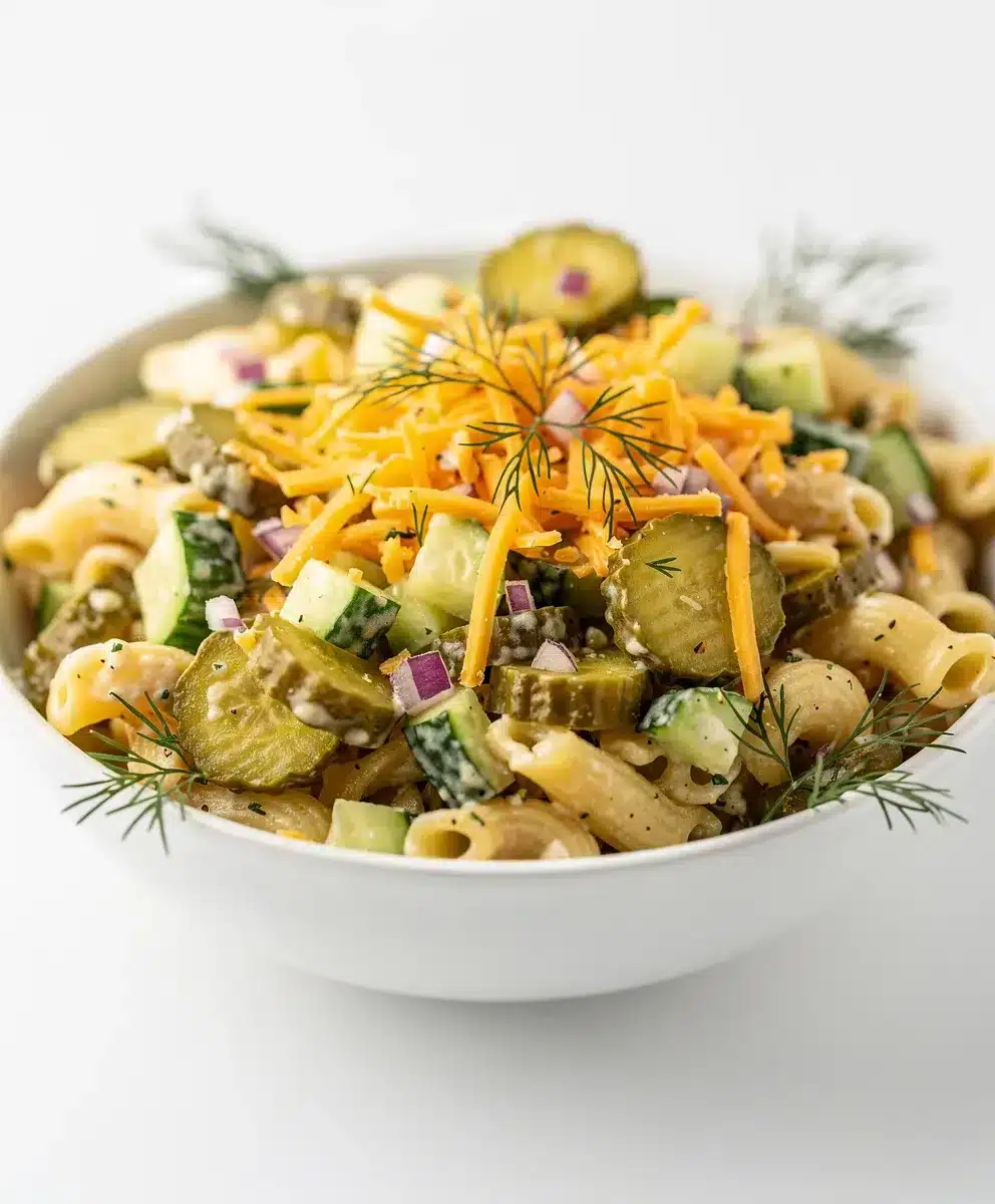 Dill Pickle Pasta Salad 6 Dill Pickle Pasta Salad featured image